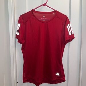 Red Adidas Mesh T-Shirt